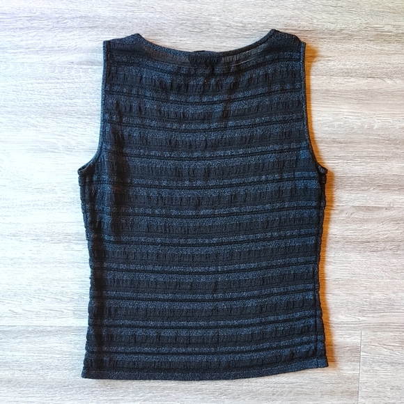 EPISODE Black Sheer Vintage Tank Top - Picture 3 of 6